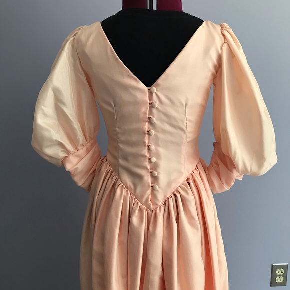 80s Handmade Formal Dress - Picture 4 of 14